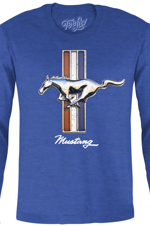 Vintage Mustang Logo Ford Long Sleeve Shirtmain product image