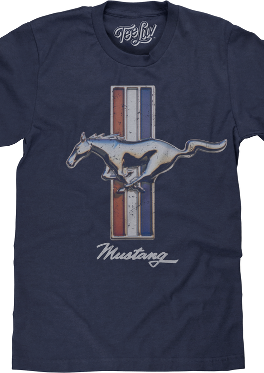 Vintage Mustang Logo Ford T-Shirt - main product image