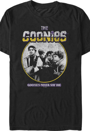 Vintage Never Say Die Photo Goonies T-Shirt