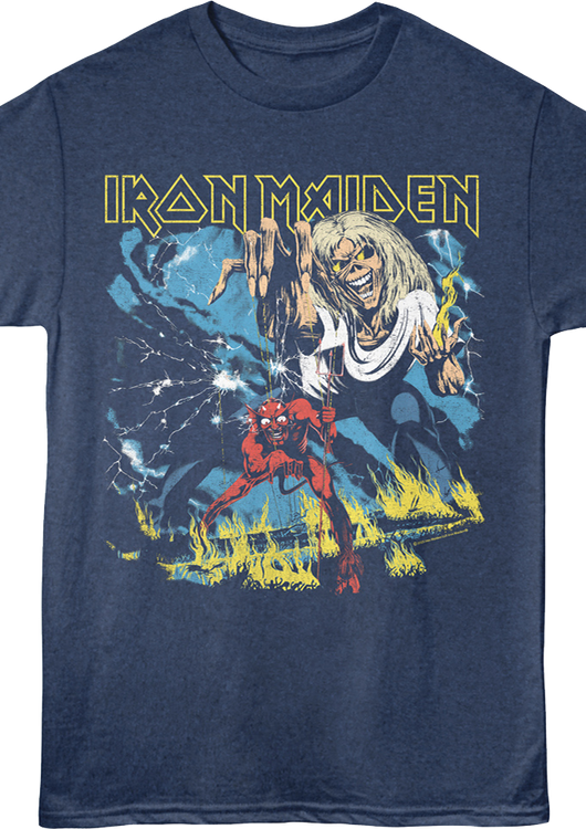Vintage Number Of The Beast Iron Maiden T-Shirt - main product image