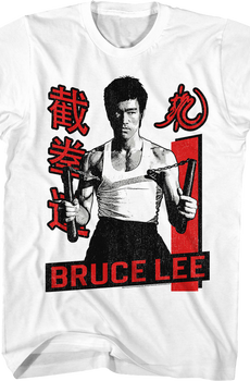 Vintage Nunchucks Bruce Lee T-Shirt