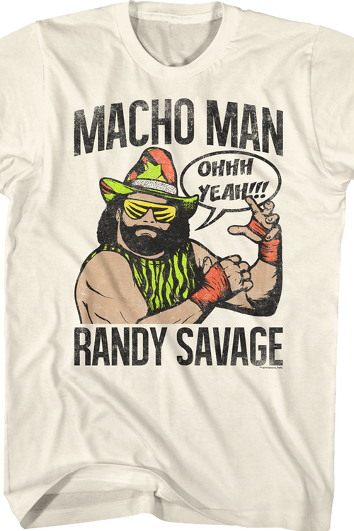 Vintage Ohhh Yeah Macho Man Randy Savage T-Shirt - main product image