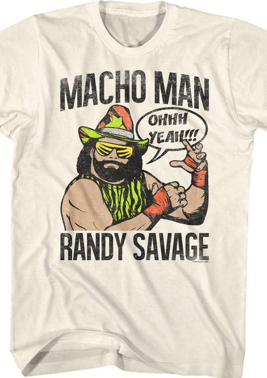 Vintage Ohhh Yeah Macho Man Randy Savage T-Shirt - main product image