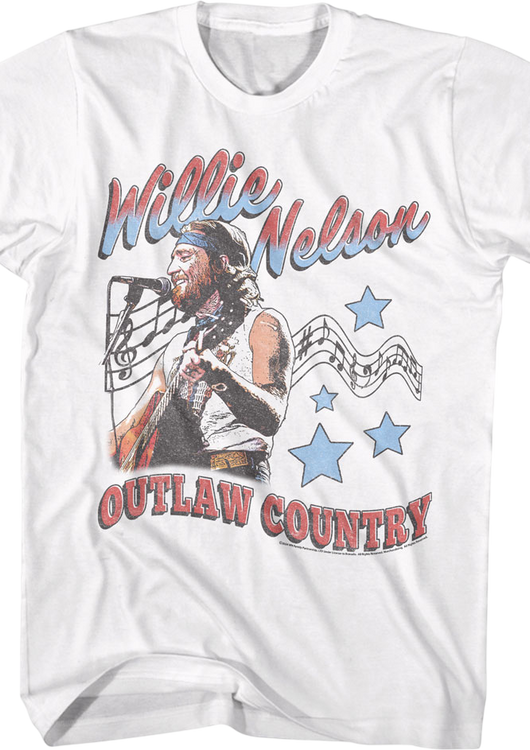 Vintage Outlaw Country Willie Nelson T-Shirt - main product image