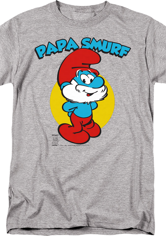 Vintage Papa Smurf T-Shirt - main product image