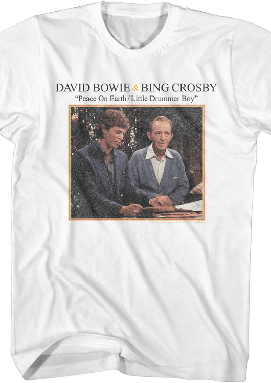 Peace On Earth/Little Drummer Boy David Bowie & Bing Crosby Shirt - main product image