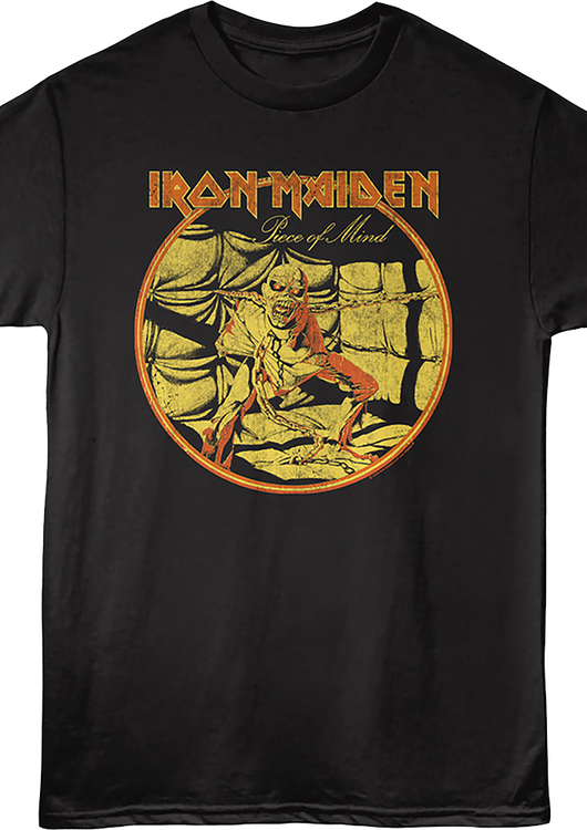 Vintage Piece of Mind Iron Maiden T-Shirt - main product image
