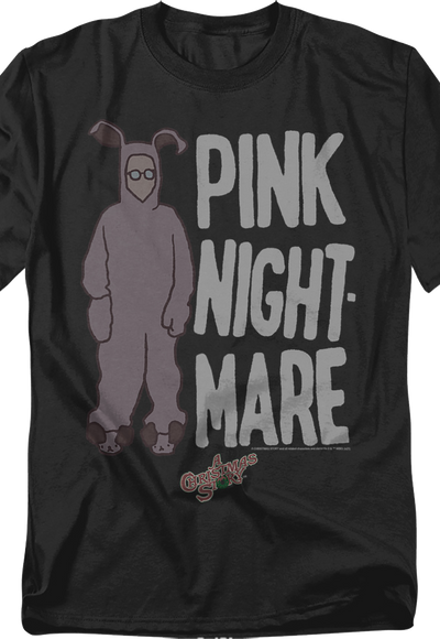 Vintage Pink Nightmare Christmas Story T-Shirt