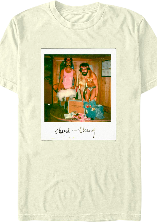 Vintage Polaroid Cheech And Chong T-Shirt - main product image
