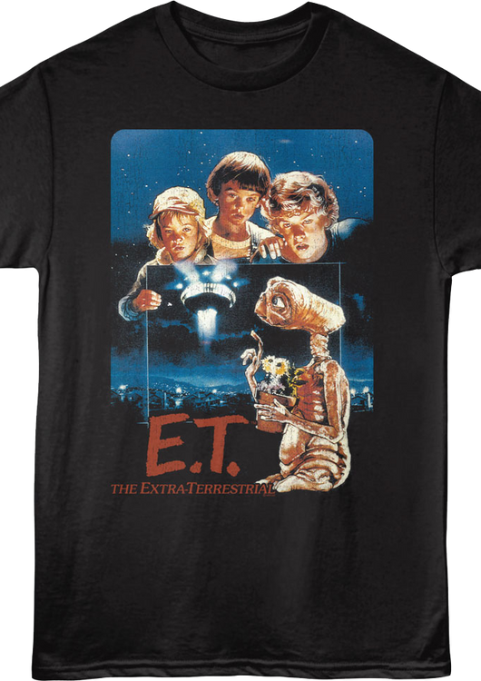 Vintage Poster E.T. The Extra-Terrestrial T-Shirt - main product image