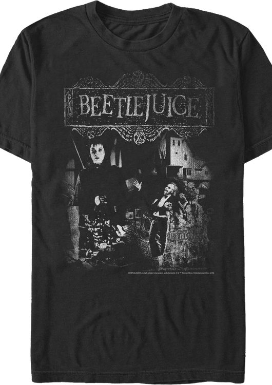 Vintage Poster Lydia & Beetlejuice T-Shirt - main product image