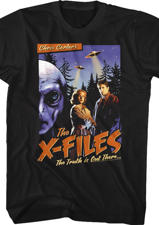 Vintage Poster X-Files T-Shirt: X-Files Mens T-Shirt