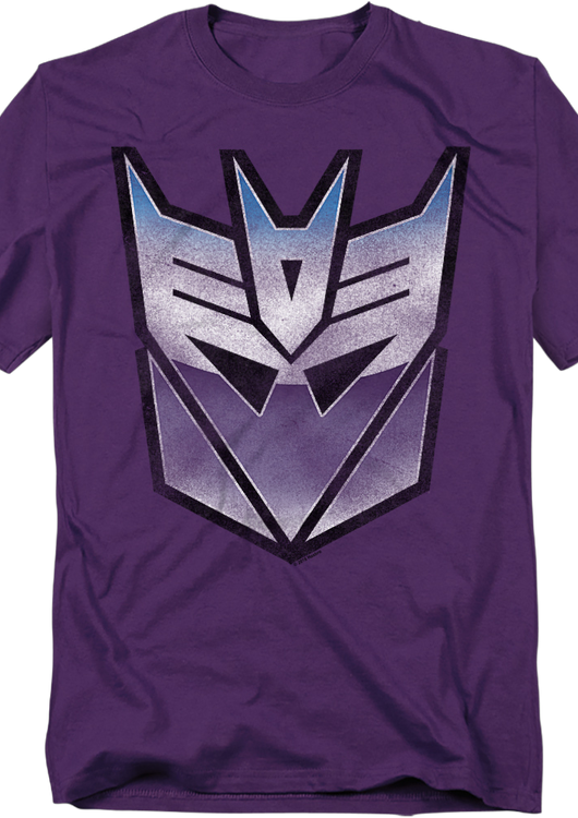 Vintage Purple Decepticons Logo Transformers T-Shirt - main product image
