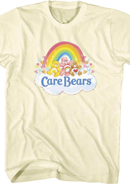 Vintage Rainbow Care Bears T-Shirt - main product image