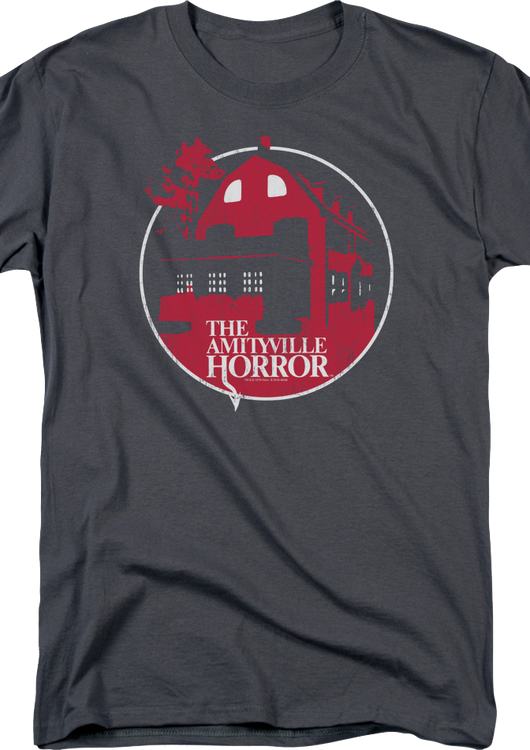 Vintage Red House Amityville Horror T-Shirt - main product image