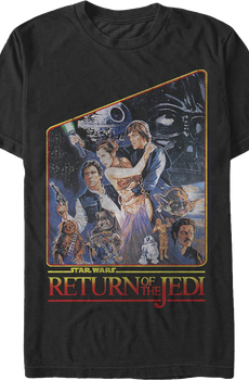 Vintage Return of the Jedi Poster Star Wars T-Shirt