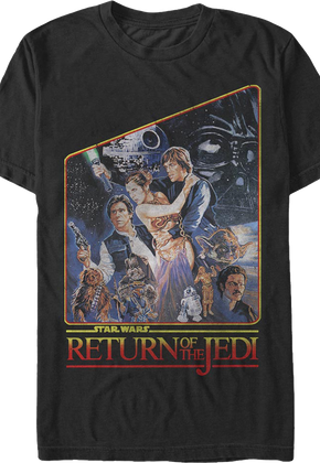 Vintage Return of the Jedi Poster Star Wars T-Shirt
