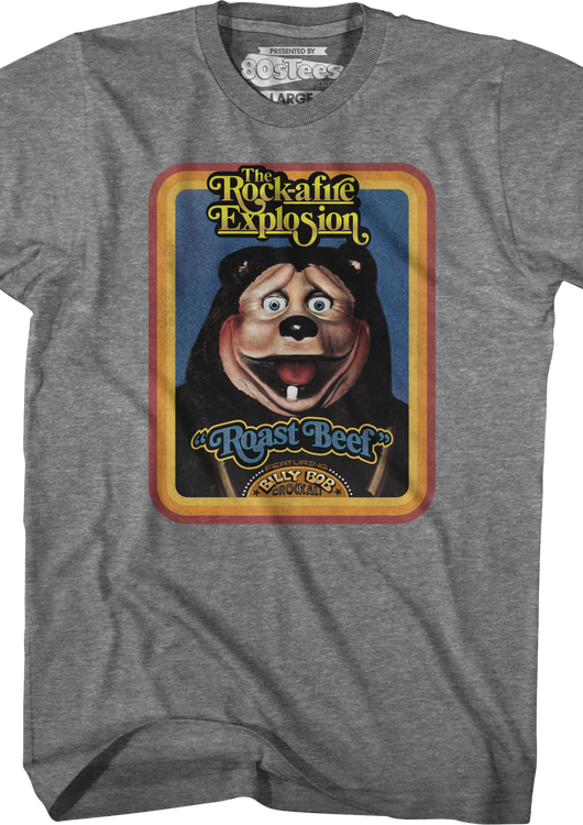 Vintage Roast Beef Rock-afire Explosion T-Shirt - main product image
