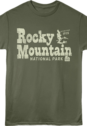 Vintage Established 1915 Rocky Mountain National Park T-Shirt