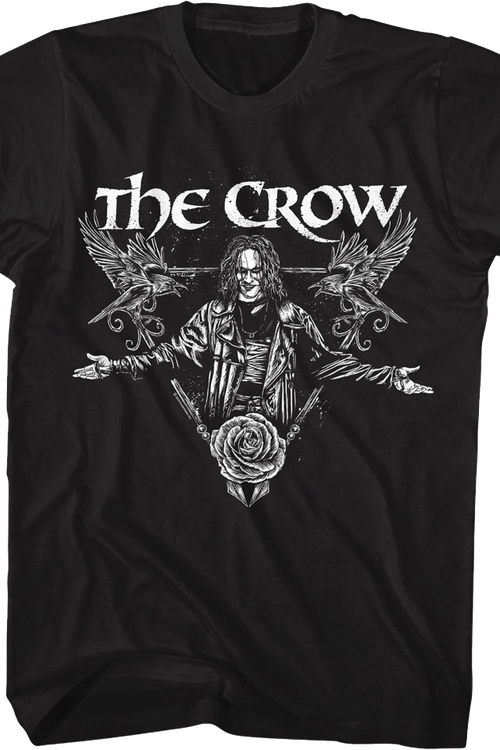 Vintage Rose Triangle The Crow T-Shirtmain product image