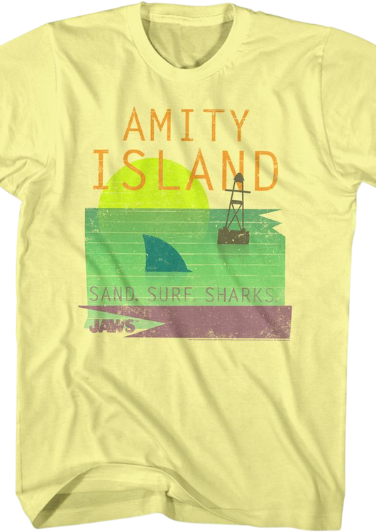 Vintage Sand Surf Sharks Jaws T-Shirt - main product image