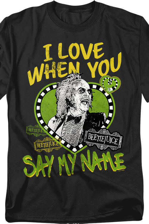 Vintage Say My Name Beetlejuice T-Shirt - main product image