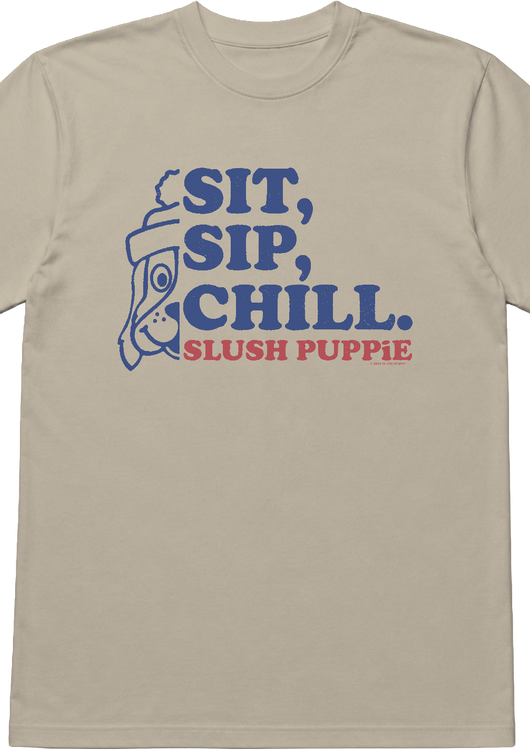 Vintage Sit, Sip, Chill Slush Puppie T-Shirt - main product image