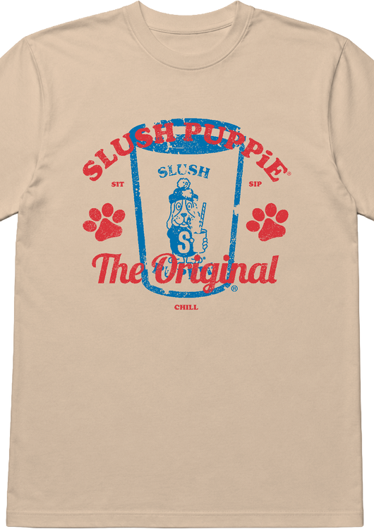 Vintage Sit Sip Chill Slush Puppie T-Shirt - main product image