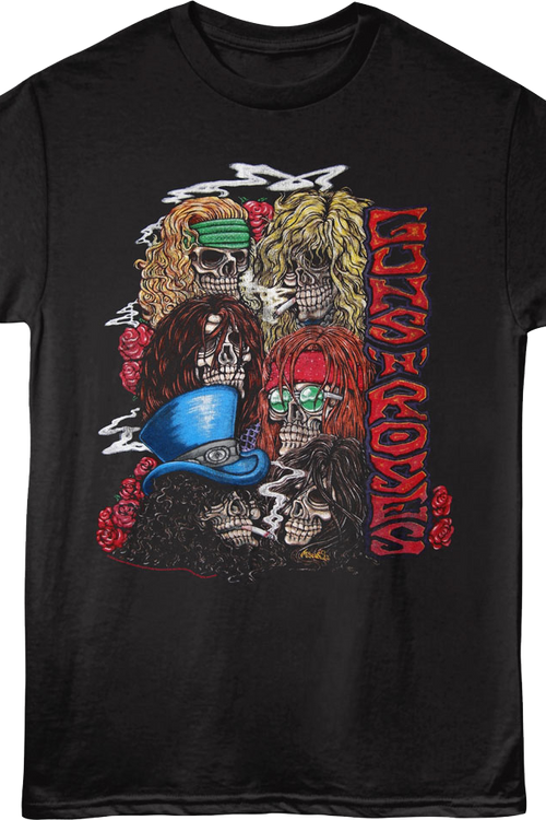 Vintage Skulls Guns N' Roses T-Shirtmain product image