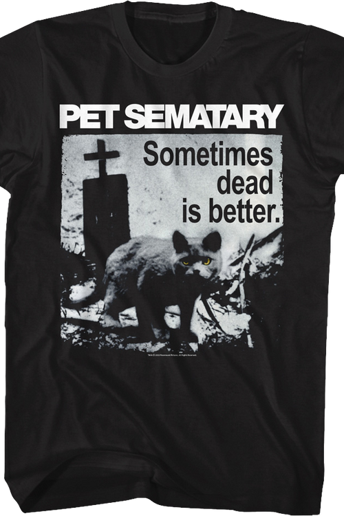 Vintage Sometimes Dead Is Better Pet Sematary T-Shirtmain product image