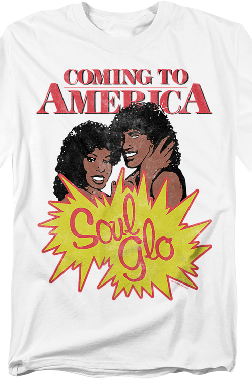 Vintage Soul Glo Advertisement Coming To America T-Shirtmain product image