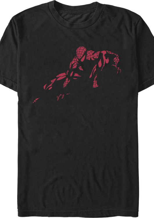 Vintage Spider-Man Heroic Pose Marvel Comics T-Shirt - main product image