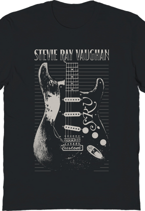 Vintage SRV Guitar Stevie Ray Vaughan T-Shirt