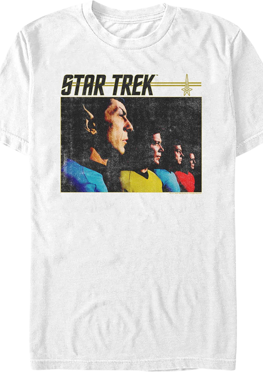 Vintage Crew Lineup Star Trek T-Shirt - main product image