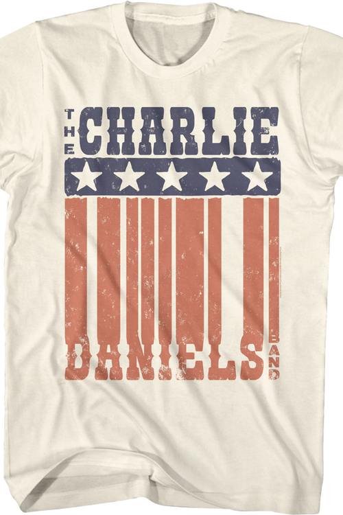 Vintage Stars And Stripes Charlie Daniels Band T-Shirtmain product image