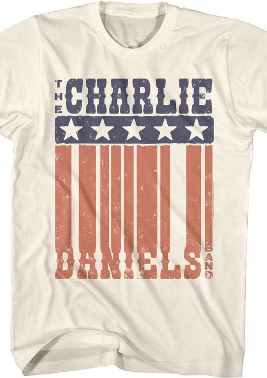 Vintage Stars And Stripes Charlie Daniels Band T-Shirt - main product image