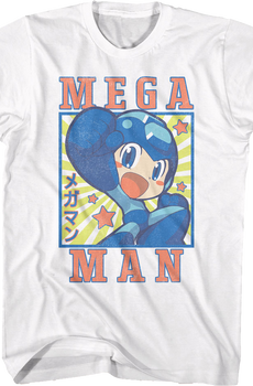 Vintage Stars Mega Man T-Shirt