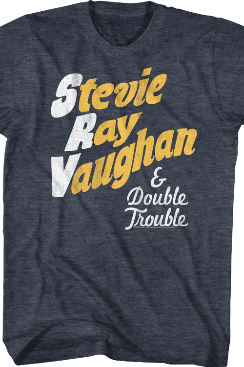Vintage Stevie Ray Vaughan And Double Trouble T-Shirtmain product image