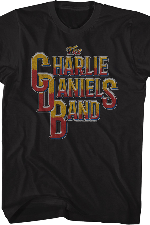 Vintage Style Logo Charlie Daniels Band T-Shirtmain product image