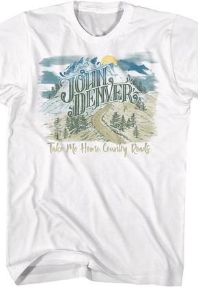 Vintage Take Me Home Country Roads John Denver T-Shirt
