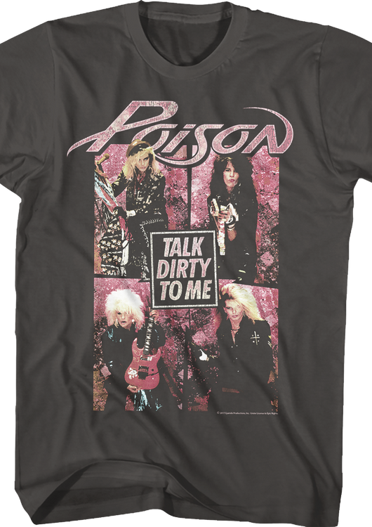 Vintage Talk Dirty To Me Poison T-Shirt - main product image