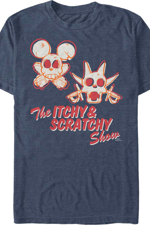 Vintage The Itchy & Scratchy Show The Simpsons T-Shirtmain product image
