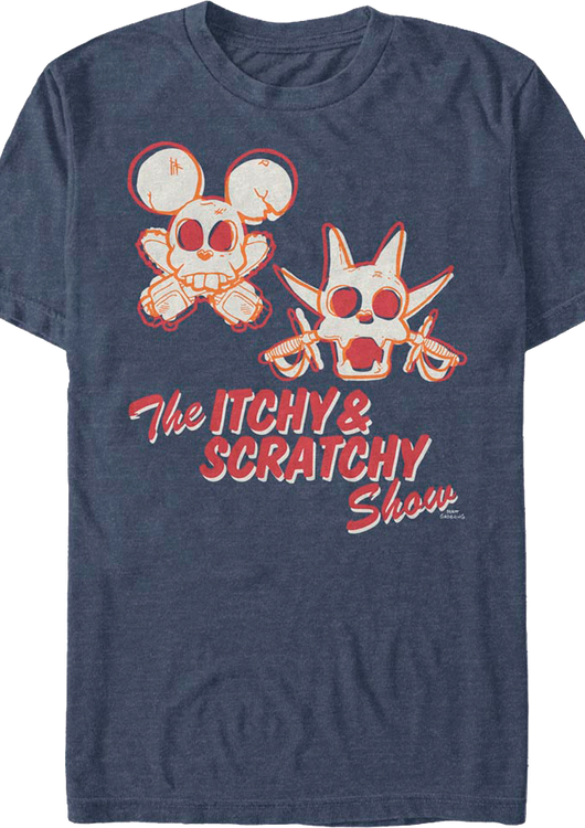 Vintage The Itchy & Scratchy Show The Simpsons T-Shirt - main product image