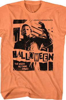 Vintage The Night Michael Myers Came Home Halloween T-Shirt