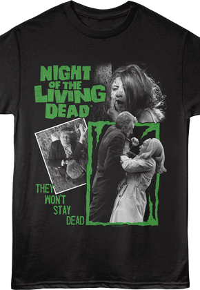 Vintage They Won't Stay Dead Night Of The Living Dead T-Shirt