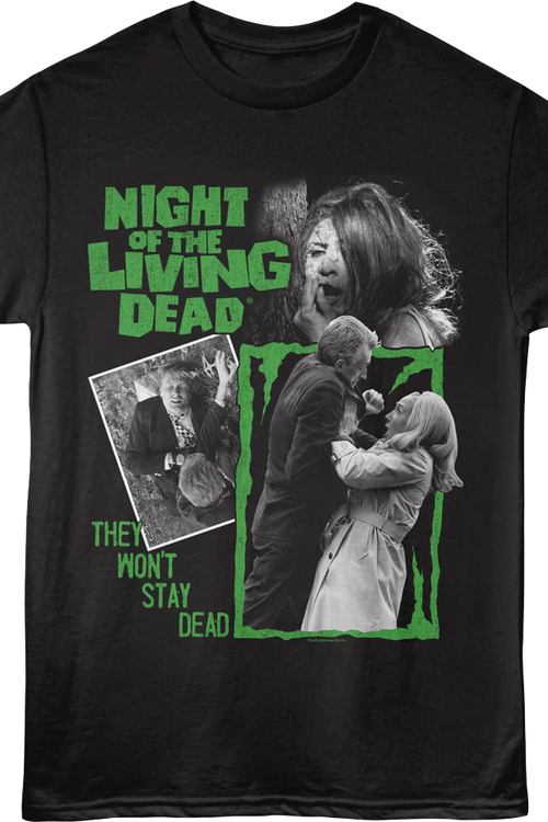 Vintage They Won't Stay Dead Night Of The Living Dead T-Shirtmain product image