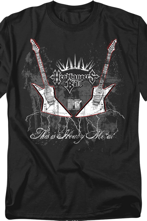 Vintage This Is Heavy Metal Headbangers Ball MTV T-Shirtmain product image