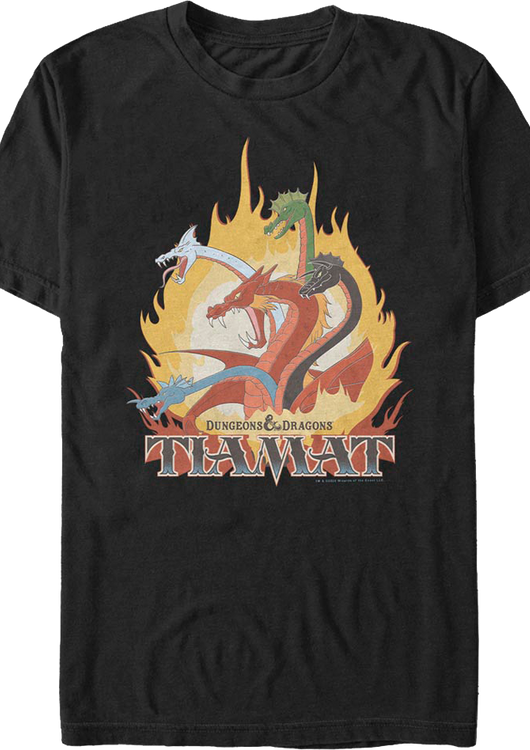 Vintage Tiamat Dungeons & Dragons T-Shirt - main product image
