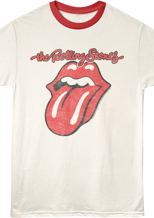Classic Tongue Logo Rolling Stones Ringer Shirt - main product image