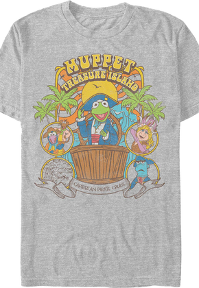 Vintage Treasure Island Caribbean Pirate Cruise Muppets T-Shirt